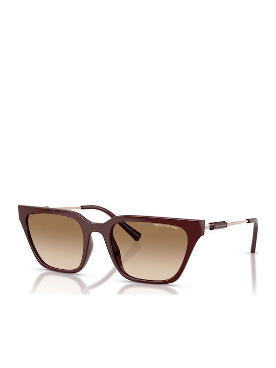 Armani Exchange Feminini Ochelari de soare cu Burgundy Cadru și Burgundy Lentilă AX4158SU 838389