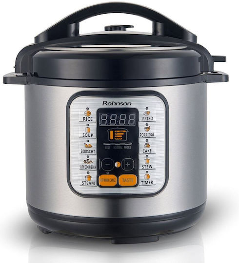 Rohnson Мултикукър 1000W с Капацитет 6лт Сив