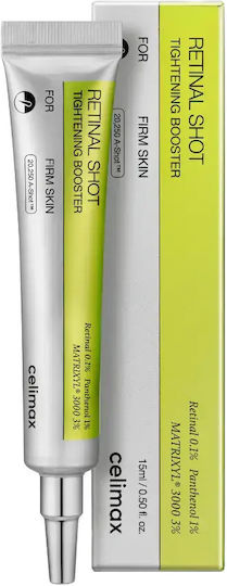 Celimax The Vita-A Retinal Shot Tightening Ενυδατικό & Αντιγηραντικό Serum Booster Προσώπου με Ρετινάλη & Πανθενόλη για Σύσφιξη & Θρέψη 15ml