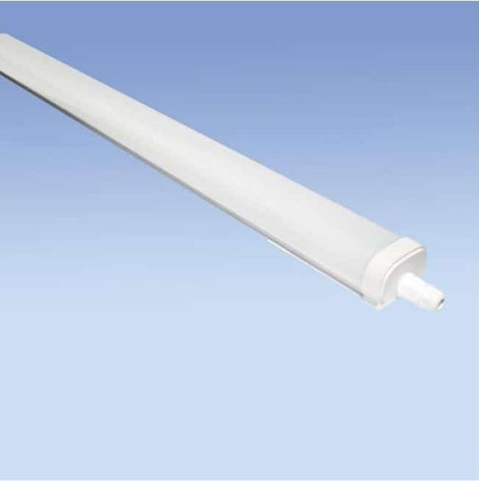 Led Φωτιστικό Tri-proof 1.2m 30w 4000k Ip65 Ανθεκτικό Νερό & Σκόνη