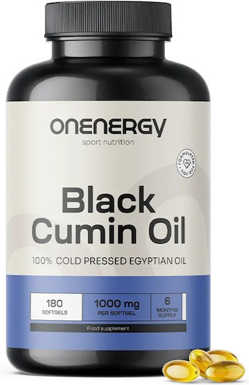 OnEnergy Black Cumin Oil 1000mg 180 κάψουλες