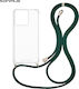 Sonique Armor Clear Silicone Case with Cord for...