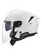LS2 Verso II White Motorradhelm Jet ECE 22.06 1500gr mit Sonnenblende
