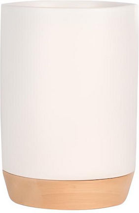 Inter Ceramic Countertop Cup Holder Made of White Resin
