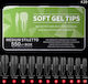 Soft Gel Nail Tips Transparent 550pcs proff-7654