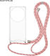 Sonique Armor Clear Silicone Case with Lanyard ...