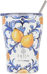 Estia Coffee Mug Save The Aegean 350ml Amalfi Coast