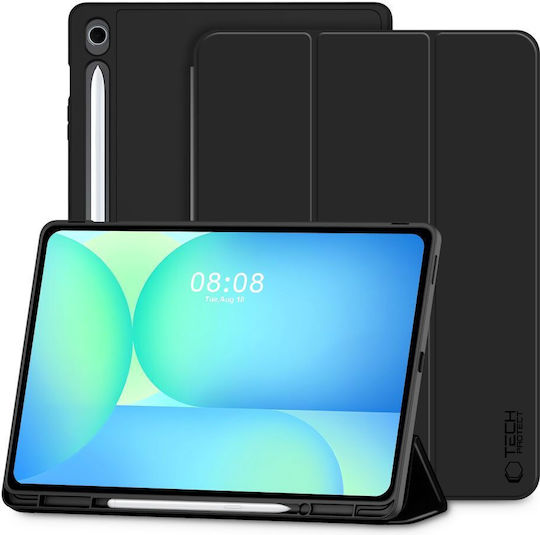Tech-Protect Sc Pen Флип капак Черен (Galaxy Tab S10 FE+ Plus X620/X626B) TPSCPS10FEPB
