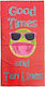 Πετσετα Θαλασσης Microfiber "watermelon Emoji" 70x140cm