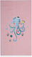 Nef-Nef Homeware Sweet Octapus Παιδική Πετσέτα Θαλάσσης Πορτοκαλί 120x70εκ.