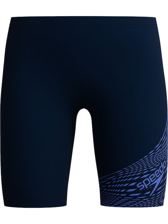 Speedo Medley Logo Kinder Badeanzug Jammer Blue