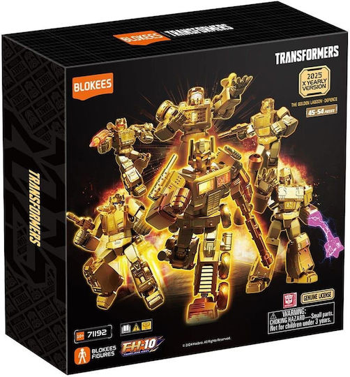 Transformers Blokees Yearly Version 02 Golden Lagoon Defence Modeling Set Random Content