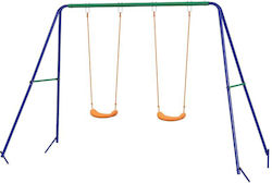 Playground Set 2 Swings Multicolor 3-8 Years 269x160x180 Cm