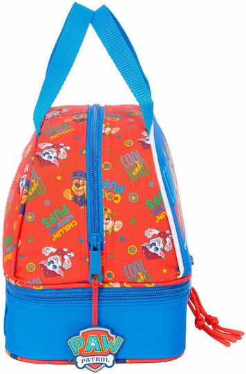Safta School Insulated Lunch Bag Handbag 4.5L Blue Paw Patrol 20x15x20cm