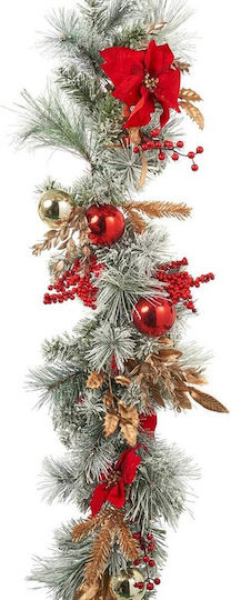 MSA Christmas Garland Red 1pc