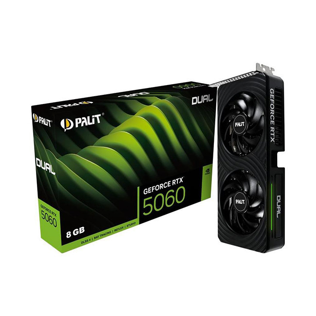 Palit GeForce RTX 5060 8GB GDDR7 Dual Κάρτα Γραφικών