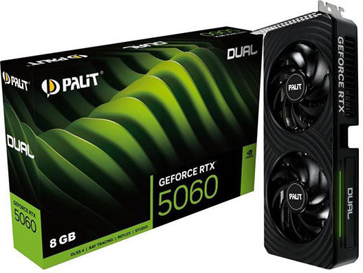Palit GeForce RTX 5060 8GB GDDR7 Dual Κάρτα Γραφικών