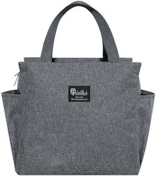 Amber Ισοθερμική Τσάντα Lunch Bag Χειρός Γκρι Amber Ισοθερμική Τσάντα Lunch Bag Χειρός Γκρι