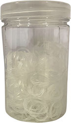Beauty Salon Rasta Transparente Haargummis Box 20g