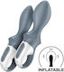 Satisfyer Air Pump Booty 1 Πρωκτική Σφήνα με Δόνηση Γκρι