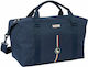 Safta Reisetasche Blau Stoff L50xB22xH29cm