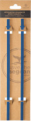 Estia Straw Tumbler XL Straw for Thermos 1200ml made of Plastic Denim Blue 2τμχ Blue