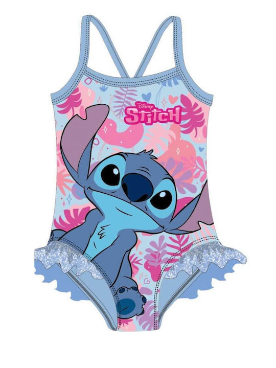 Stamion Stitch Costum de baie pentru copii Întreg Light Blue