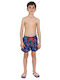 Waves Kids Swimwear Swim Shorts Dark Blue, Blue