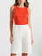 Women's Bermuda Shorts White