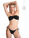 Strapless Bikini Top Μαύρο