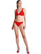 Bikini Τριγωνάκι D Cup Κόκκινο