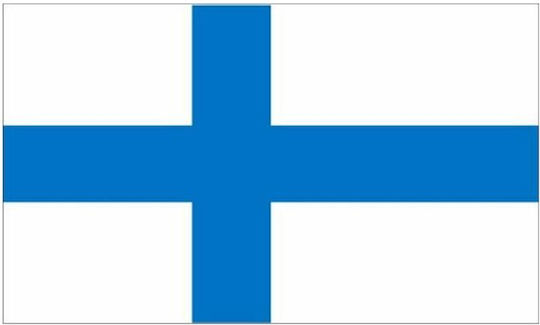 Flagge von Finnland Polyester Perforiert 100x70cm