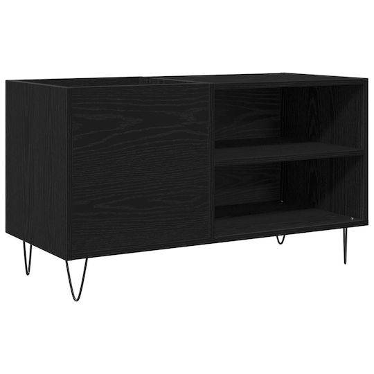 vidaXL Platten Hi-Fi Möbel Schwarz 38x84.5x48cm