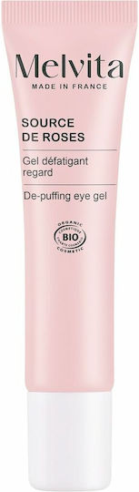 Melvita Source De Roses Κρέμα Ματιών για Ενυδάτωση & Σακούλες 15ml