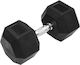 Pegasus Sechseck Hantel Gummi 1 x 25kg