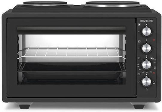 Davoline Urban Chef Ηλεκτρικό Φουρνάκι 37lt με 2 Εστίες