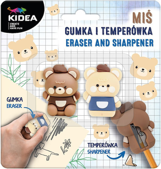 Kidea Radiergummi-Spitzer Bär Kidea Blister