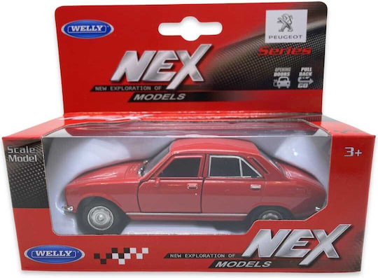 Peugeot 504 Метален Модел Червен 1/36