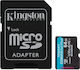 Kingston Canvas Go Plus microSDXC 64GB Clasa 10 cu adaptor