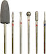 Manicure Nail Bits Κιτ 6τμχ
