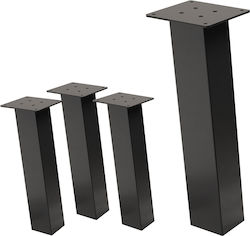 ML-Design Picior Metalic Pentru Masă / Măsuță 8x8x42cm Gri ML-Design Picior Metalic Pentru Masă / Măsuță 8x8x42cm Gri