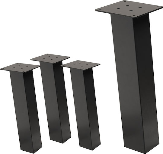 ML-Design ML-Design Metallic Furniture Leg Suitable for Table / Coffee Table 8x8x42cm Gray