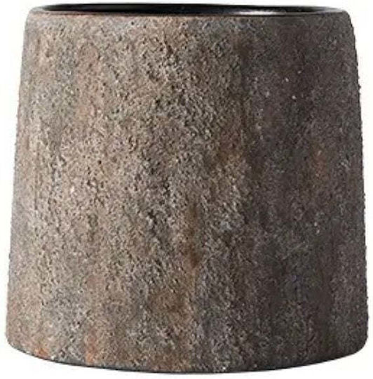 Muubs Βάζο Πήλινο Γκρι Φ24xΥ22cm