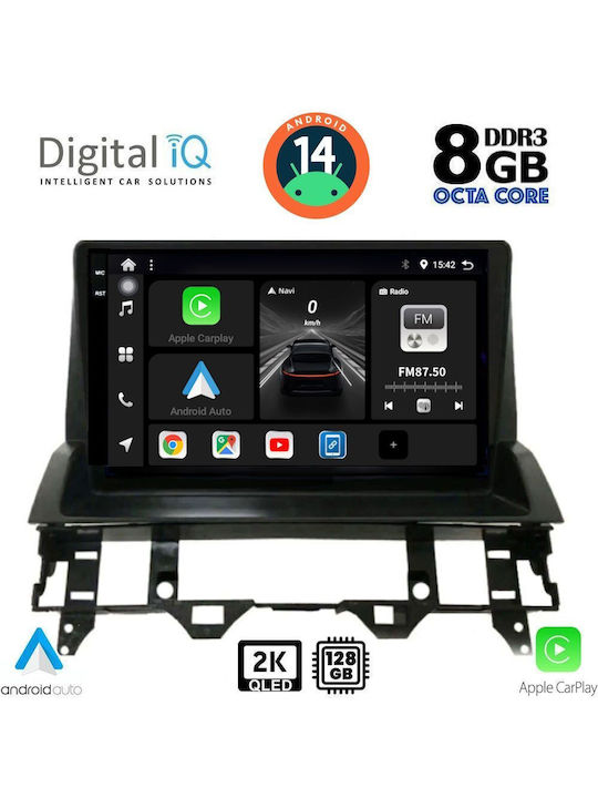 Digital IQ Ηχοσύστημα Αυτοκινήτου για Mazda 6 2002-2008 (Bluetooth/USB/AUX/WiFi/GPS/Apple-Carplay/Android-Auto) με Οθόνη Αφής 10"