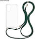 Sonique Armor Clear Silicone Case with Cord for...