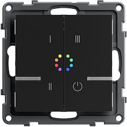 Legrand Seano Black Wall Switch