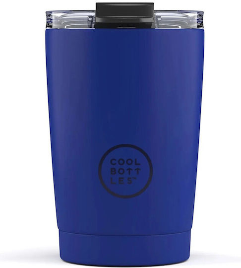 Cool Bottles Pastel Ποτήρι Θερμός Ανοξείδωτο 330ml Vivid Blue