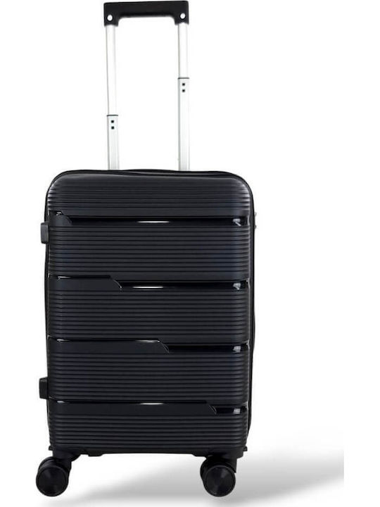 Playful Bags Cabin Travel Suitcase Hard Black w...
