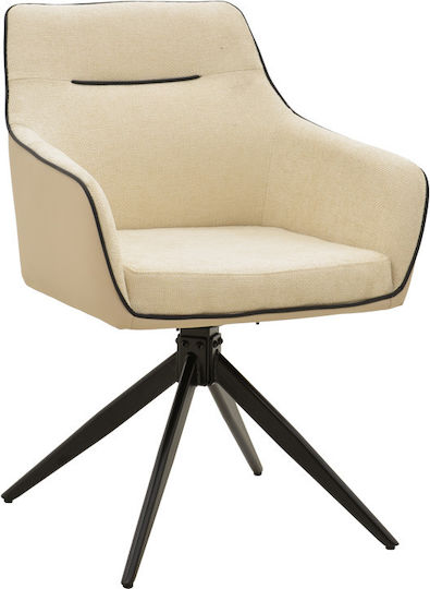 Debra Stühle Küche Beige 1Stück 60x64x83cm