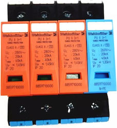 Weidmuller Protecție Împotriva Descărcărilor Electrice La Panoul De Control Tip T2 Tetripolar Weidmuller Protecție Împotriva Descărcărilor Electrice La Panoul De Control Tip T2 Tetripolar